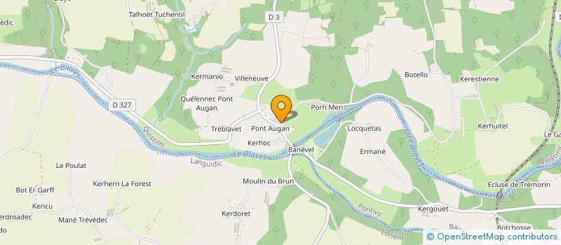 localisation de l'entreprise PAFREMA  PLUMELIAU-BIEUZY