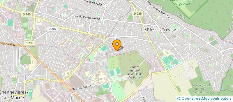 localisation de l'entreprise PAG  LE PLESSIS-TREVISE