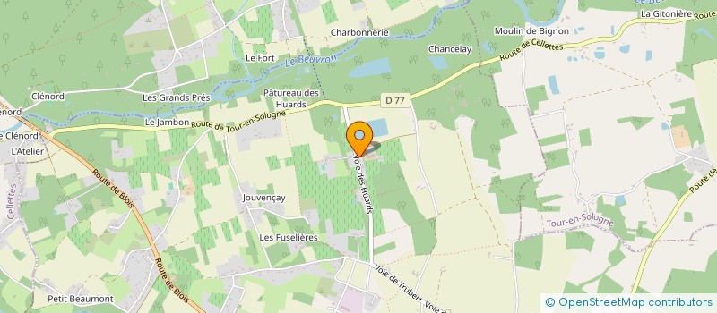 localisation de l'entreprise PAG  COUR CHEVERNY