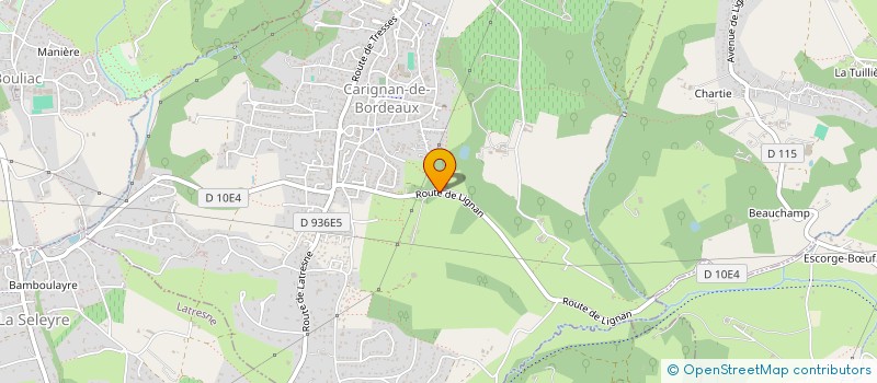 localisation de l'entreprise PAG  CARIGNAN-DE-BORDEAUX