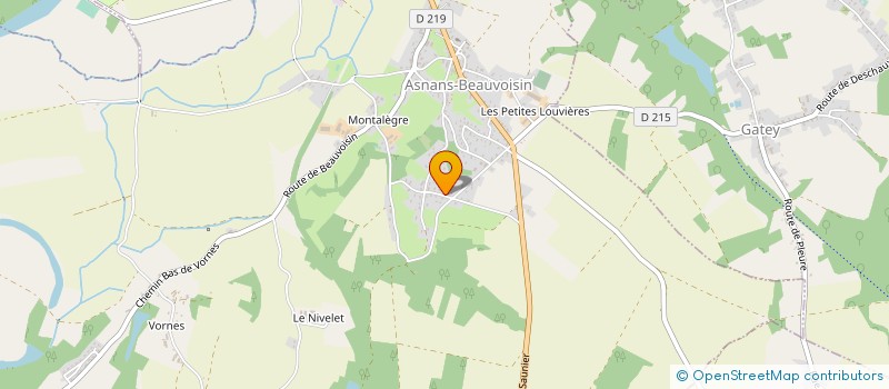 localisation de l'entreprise PAG CONSULTANTS  ASNANS-BEAUVOISIN