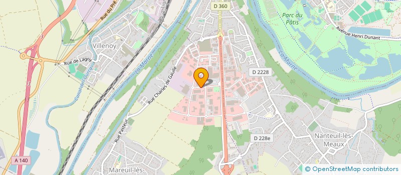 localisation de l'entreprise PAG'IN à MAREUIL-LES-MEAUX