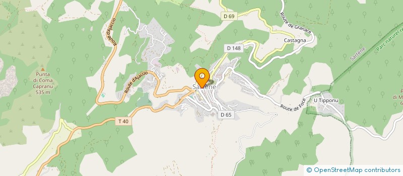 localisation de l'entreprise PAGA  SARTENE