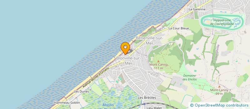 localisation de l'entreprise PAGA à BLONVILLE-SUR-MER