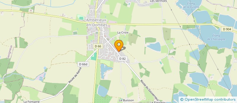 localisation de l'entreprise PAGA à AMBERIEUX-EN-DOMBES