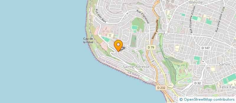 localisation de l'entreprise PAGA HOLDING  SAINTE-ADRESSE