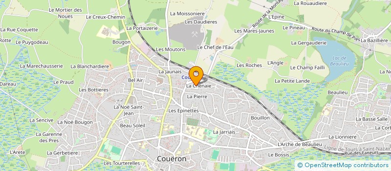 localisation de l'entreprise PAGADIS à COUERON