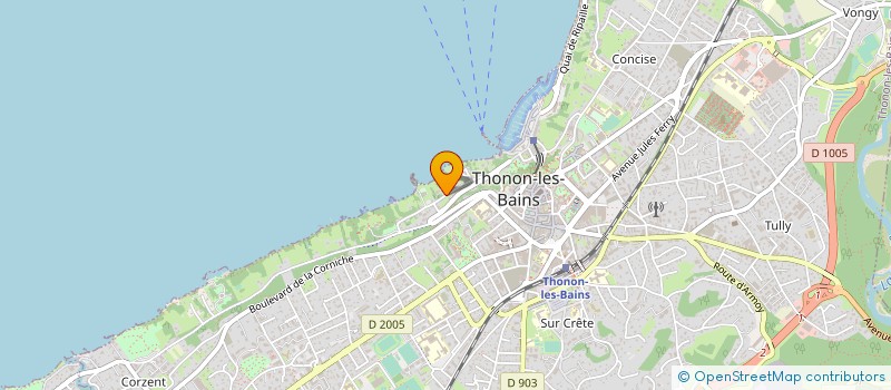 localisation de l'entreprise PAGAIES CLUB THONON à THONON-LES-BAINS