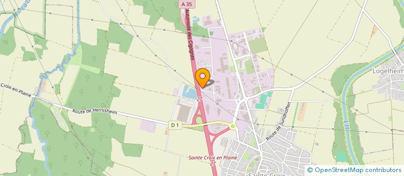 localisation de l'entreprise PAGAL ATELIER  SAINTE-CROIX-EN-PLAINE