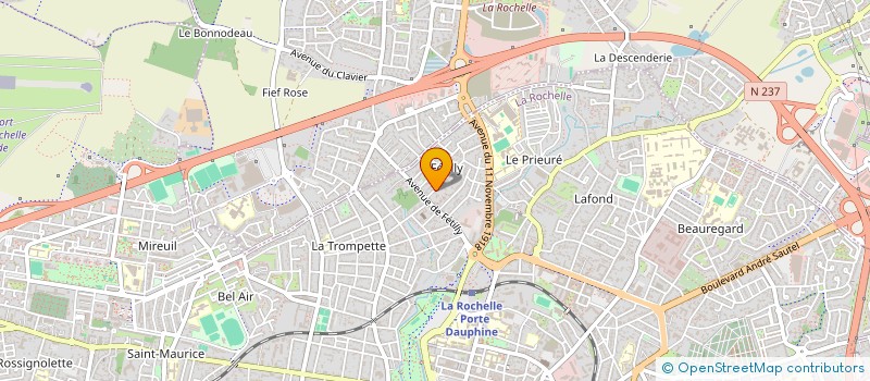 localisation de l'entreprise PAGAM EOLE  LA ROCHELLE