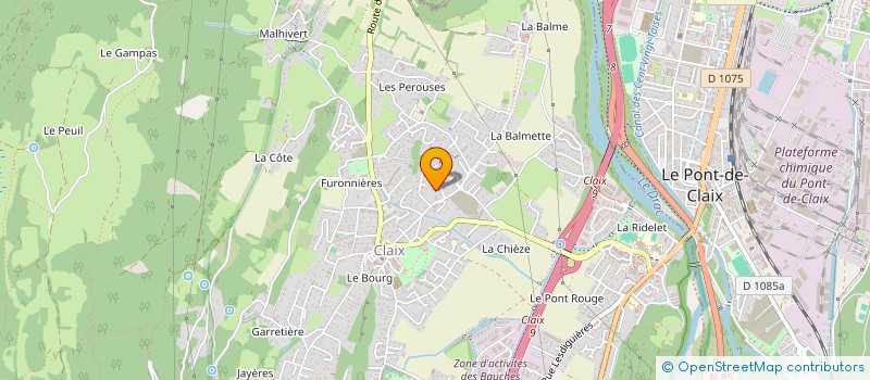 localisation de l'entreprise PAGAN à CLAIX