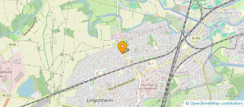 localisation de l'entreprise PAGAN IMMO  LINGOLSHEIM