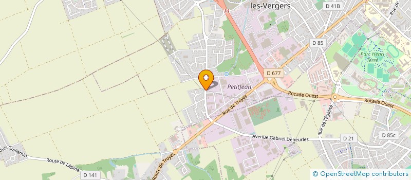localisation de l'entreprise PAGANESSI FRERES ET FILS à SAINT-ANDRE-LES-VERGERS