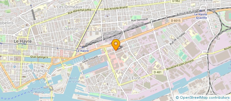 localisation de l'entreprise PAGANETTI THERMIQUE à LE HAVRE