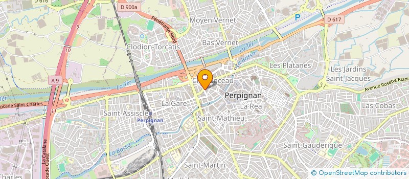 localisation de l'entreprise PAGANGA  PERPIGNAN