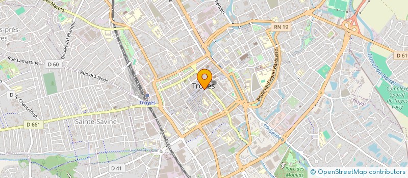 localisation de l'entreprise PAGANUS RCMG à TROYES