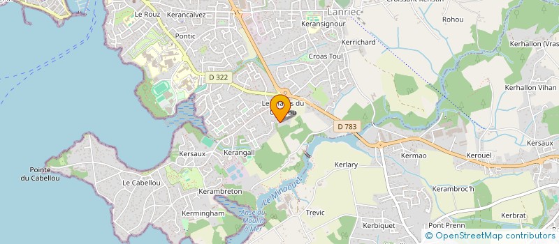 localisation de l'entreprise PAGAOTE  CONCARNEAU