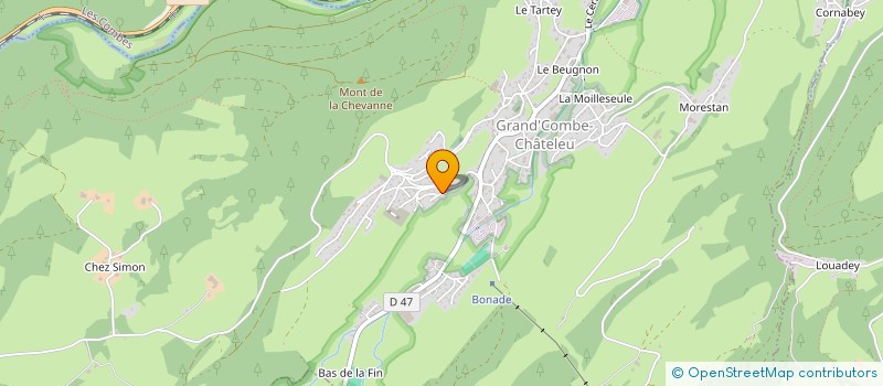 localisation de l'entreprise PAGAR  GRAND'COMBE-CHATELEU