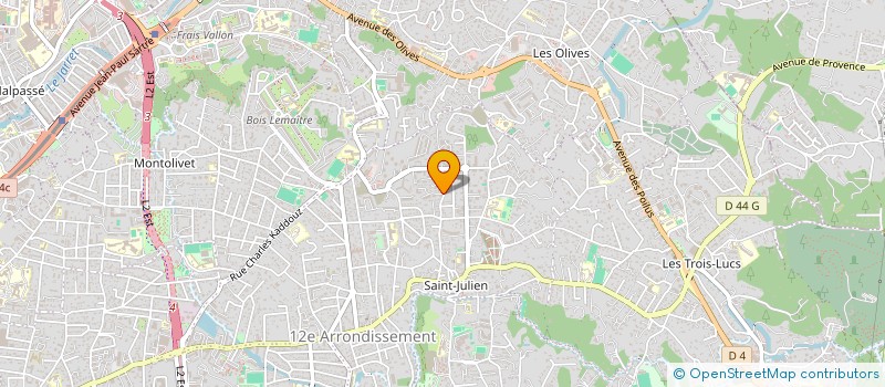 localisation de l'entreprise PAGAT à MARSEILLE