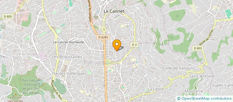 localisation de l'entreprise PAGE à LE CANNET