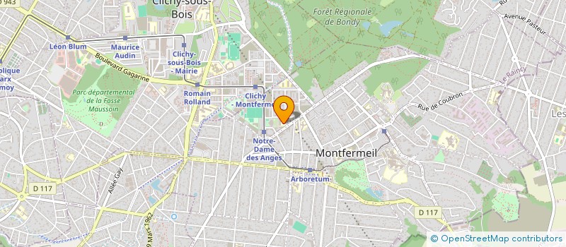localisation de l'entreprise PAGE à MONTFERMEIL
