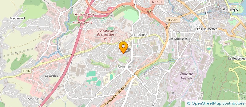 localisation de l'entreprise PAGE à ANNECY