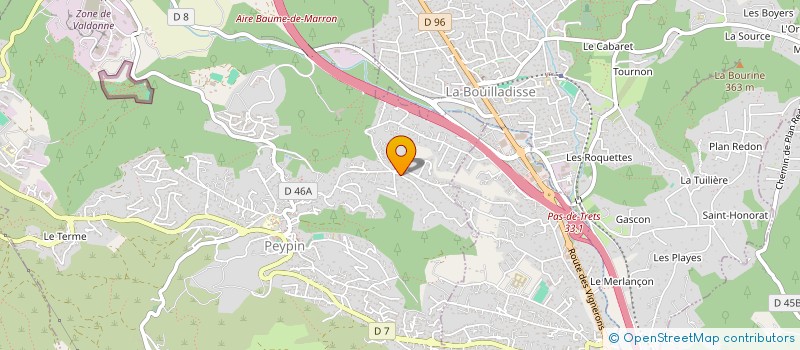 localisation de l'entreprise PAGE CONSEILS  PEYPIN