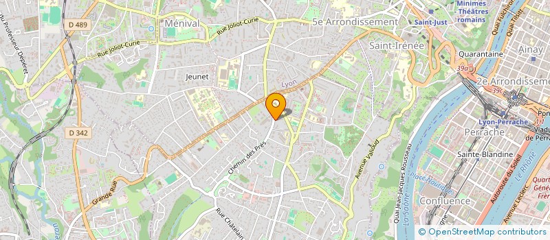 localisation de l'entreprise PAGE HUIT EDITIONS  SAINTE-FOY-LES-LYON