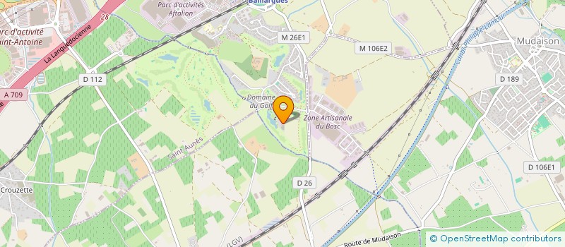 localisation de l'entreprise PAGE IMMO  BAILLARGUES