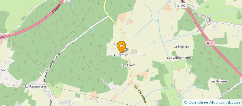 localisation de l'entreprise PAGE INGENIERIE  LOIRE-AUTHION