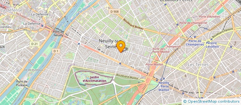 localisation de l'entreprise PAGE INTERIM LA DEFENSE à NEUILLY-SUR-SEINE