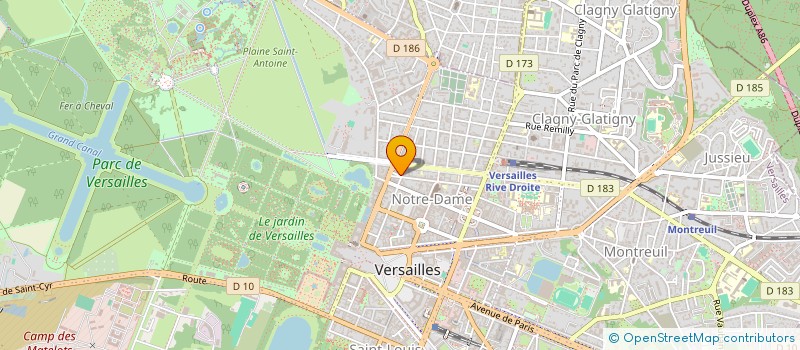 localisation de l'entreprise PAGE INTERIM VERSAILLES à VERSAILLES