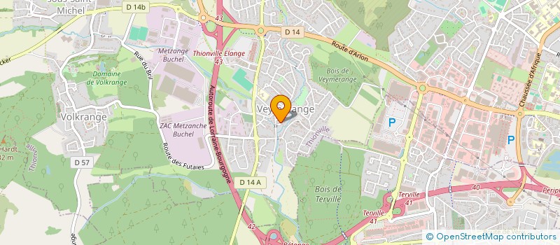 localisation de l'entreprise PAGE-PARTAGE DES AMIS DU GRAND EST  THIONVILLE