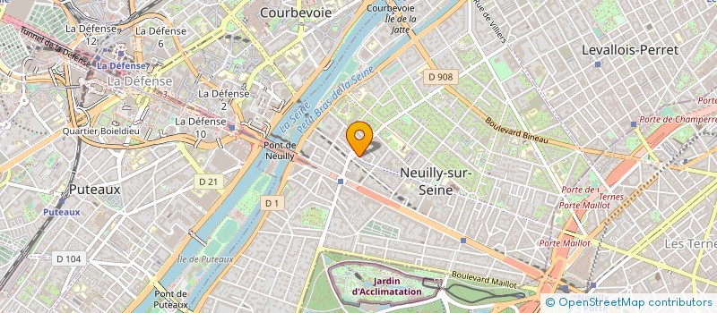 localisation de l'entreprise PAGE PERSONNEL à NEUILLY-SUR-SEINE