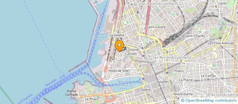 localisation de l'entreprise PAGE PROVENC ARTS GRAPHI EDITI à MARSEILLE