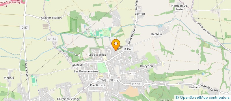 localisation de l'entreprise PAGE2M  CHAPONNAY