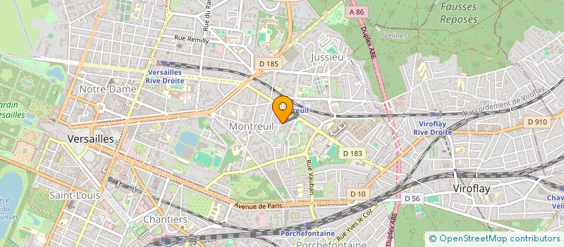 localisation de l'entreprise PAGEC REM à VERSAILLES