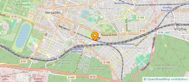 localisation de l'entreprise PAGECRAN à VERSAILLES