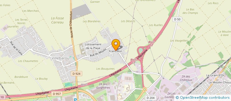 localisation de l'entreprise PAGEGO  VILLEBAROU