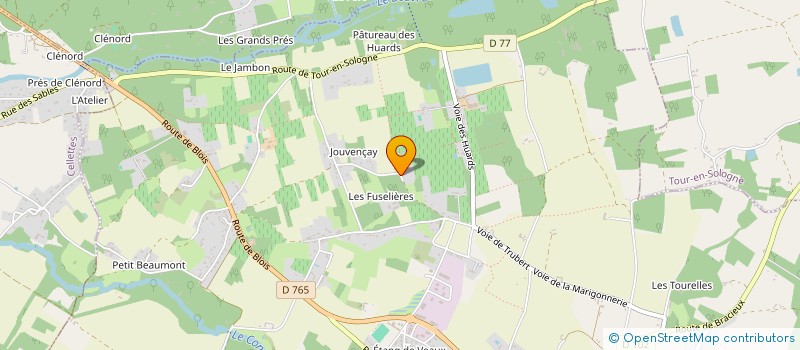 localisation de l'entreprise PAGEM  COUR-CHEVERNY