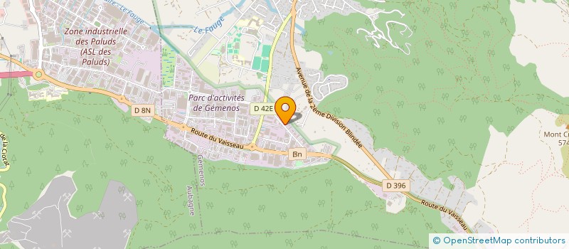 localisation de l'entreprise PAGEMED  GEMENOS