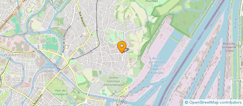 localisation de l'entreprise PAGEO PARTNERS à STRASBOURG