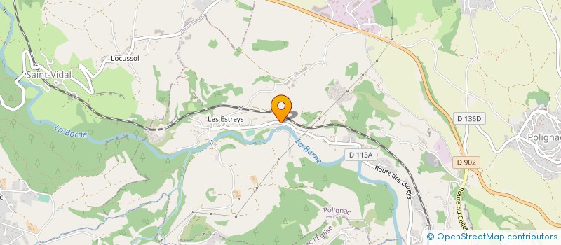 localisation de l'entreprise PAGES  ESPALY-SAINT-MARCEL