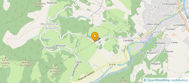 localisation de l'entreprise PAGES à MOULIS
