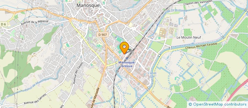 localisation de l'entreprise PAGES à MANOSQUE