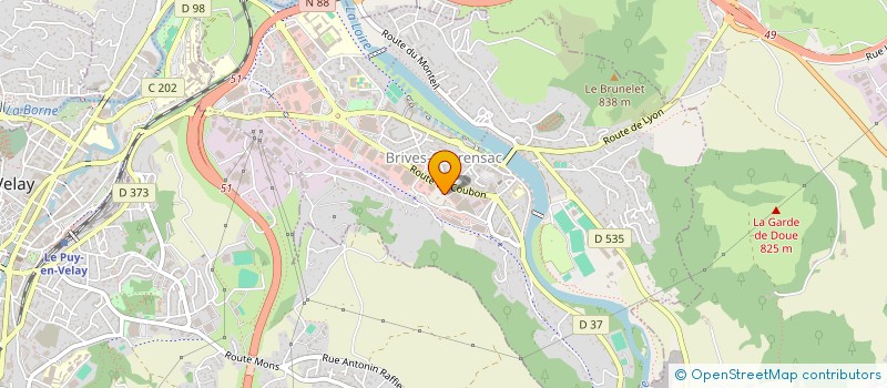 localisation de l'entreprise PAGES ABREVOIR  BRIVES-CHARENSAC