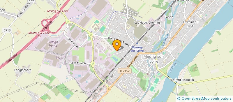 localisation de l'entreprise PAGES AGENCEMENT NORD SAS à MEUNG-SUR-LOIRE