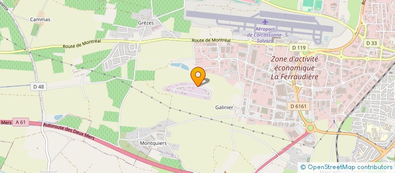 localisation de l'entreprise PAGES DEVELOPPEMENT  CARCASSONNE