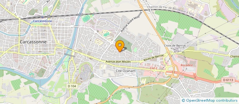 localisation de l'entreprise PAGES-DICK à CARCASSONNE