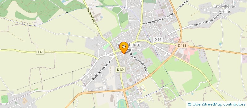 localisation de l'entreprise PAGES ENTREPOTS à LE NEUBOURG